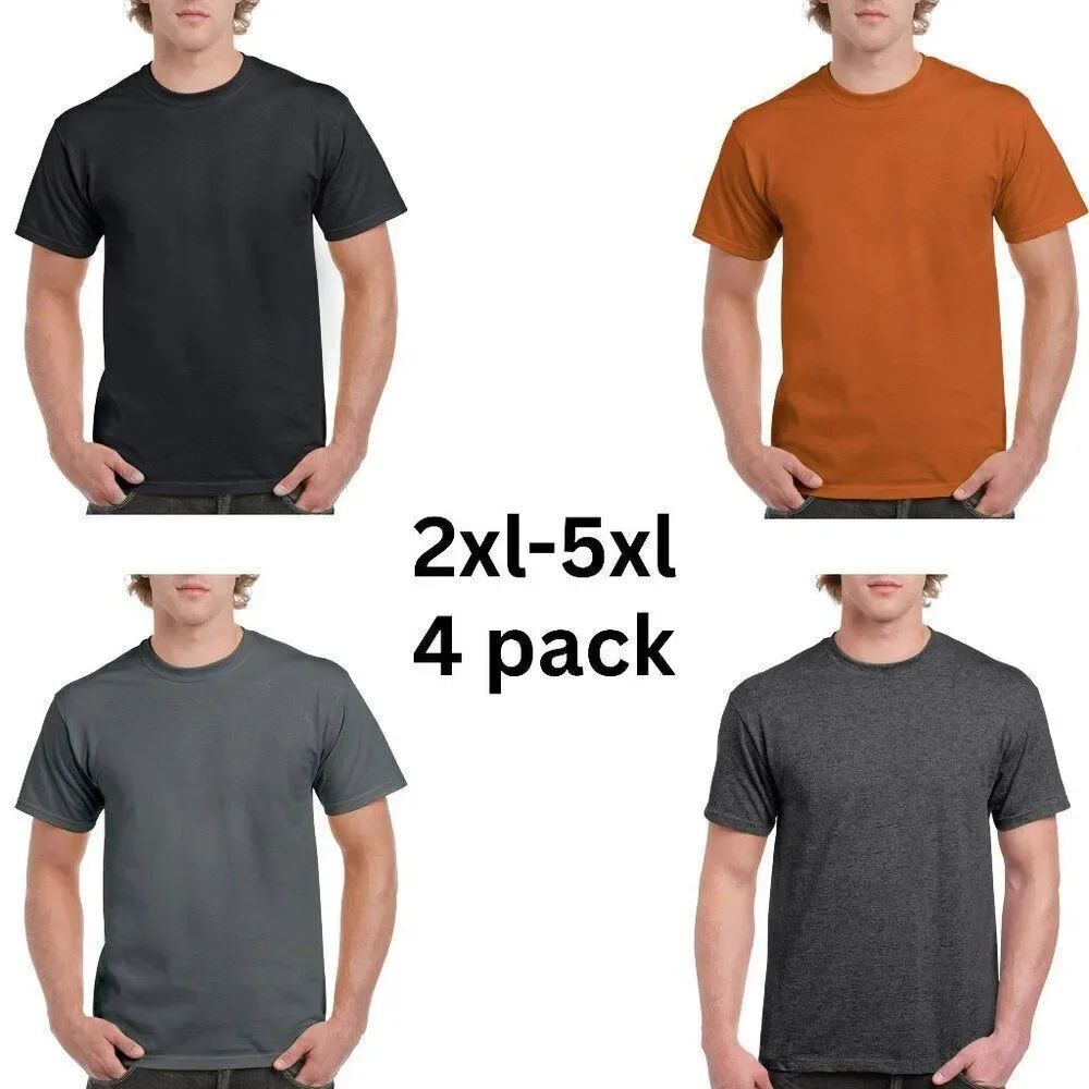 NEW 4 pack unisex/ men women shirt short sleeve 4 shirts great deal!